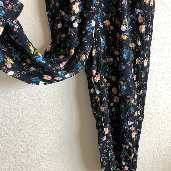 Wild Fable Floral Long Pant Romper Large - Picture 5 of 8